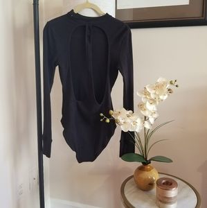 Sexy open back body suit